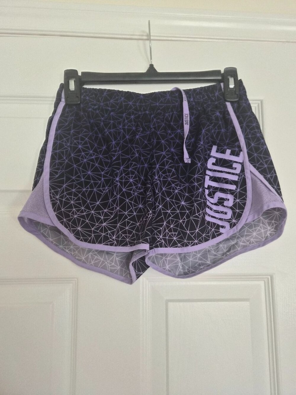 Justice Girls Mesh Run Shorts, Size 12